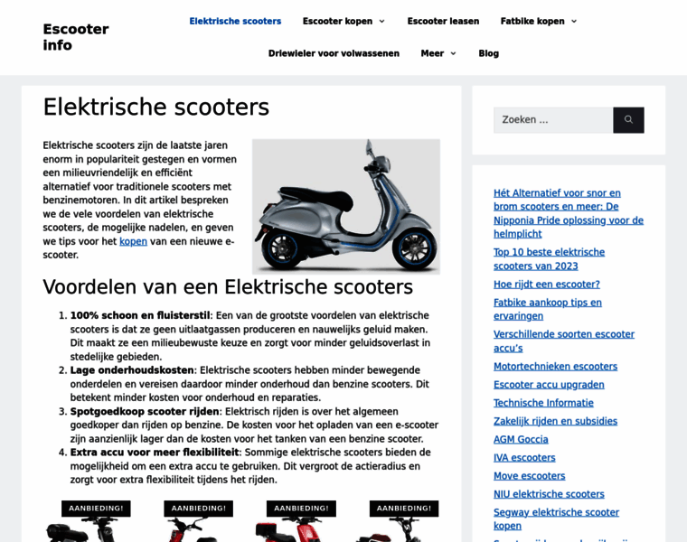 Escooterinfo.nl thumbnail