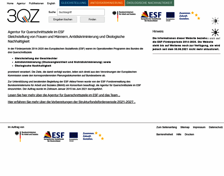 Esf-querschnittsziele.de thumbnail