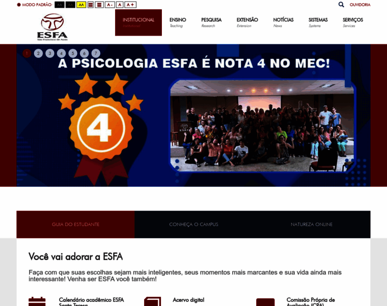 Esfa.edu.br thumbnail