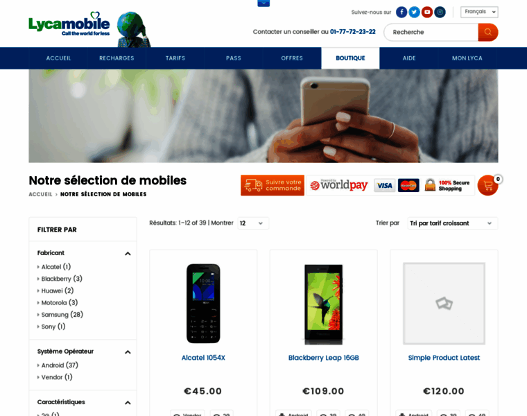 Eshop.lycamobile.fr thumbnail Eshop.lycamobile.fr thumbnail