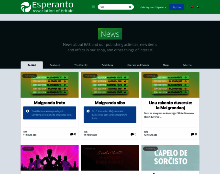 Esperanto.org.uk thumbnail