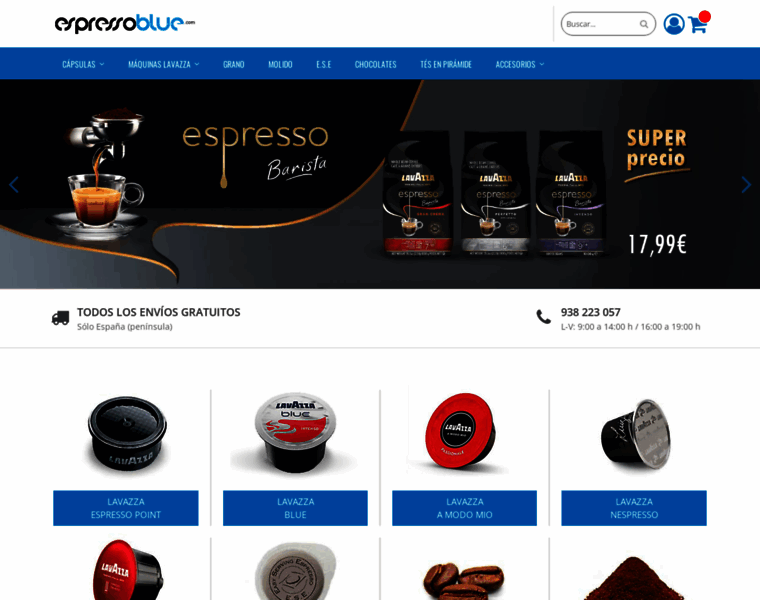 Espressoblue.com thumbnail
