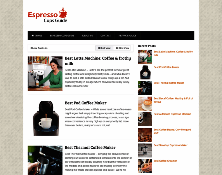 Espressocupsguide.com thumbnail
