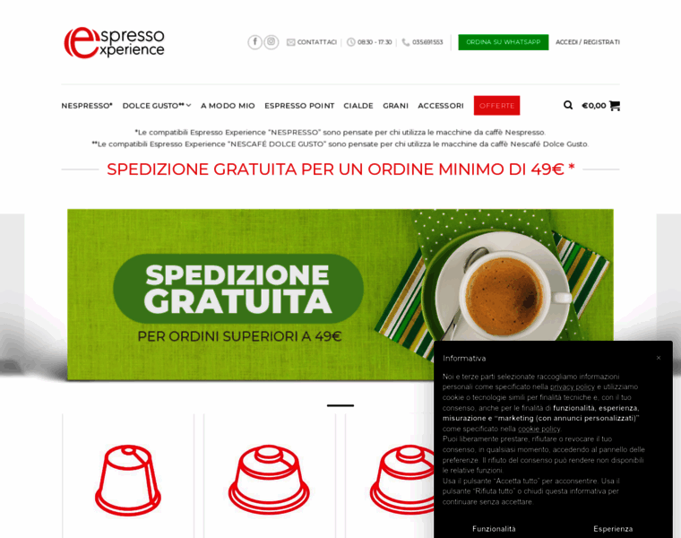 Espressoexperience.it thumbnail Espressoexperience.it thumbnail