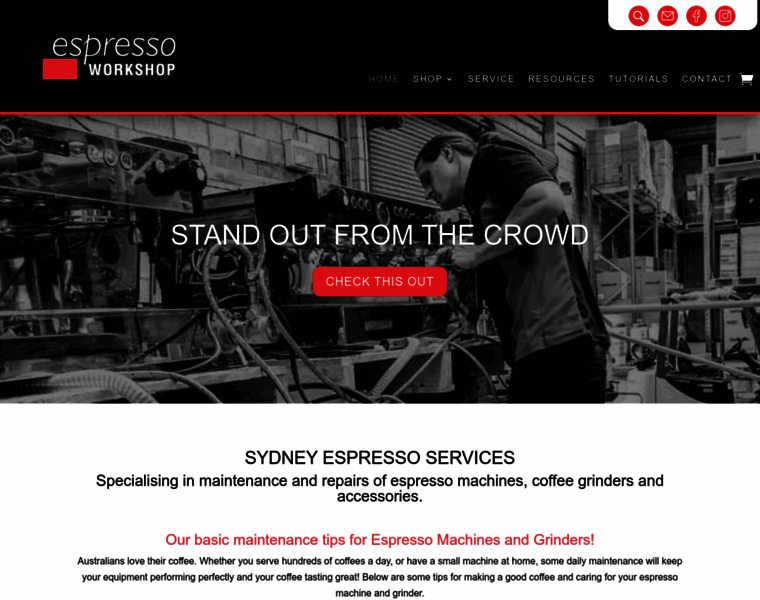 Espressoworkshop.com thumbnail