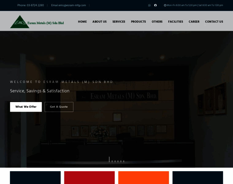Esrammetals.com.my thumbnail