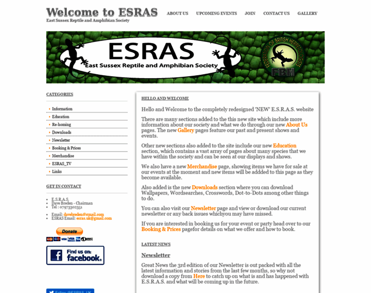 Esras.co.uk thumbnail