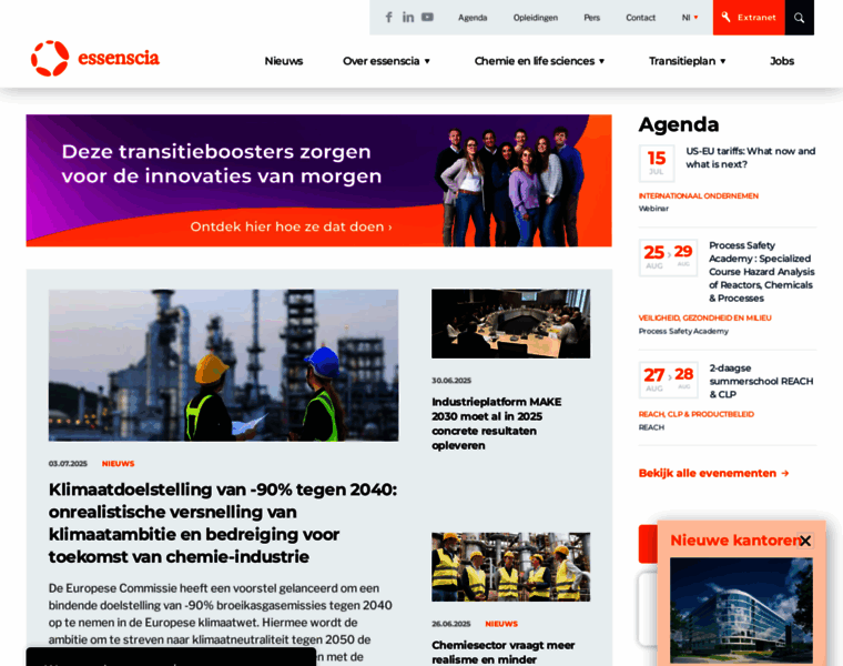 Essenscia.be thumbnail