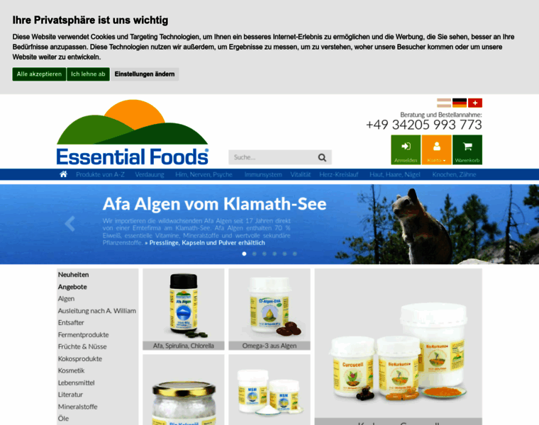 Essential-foods.com thumbnail