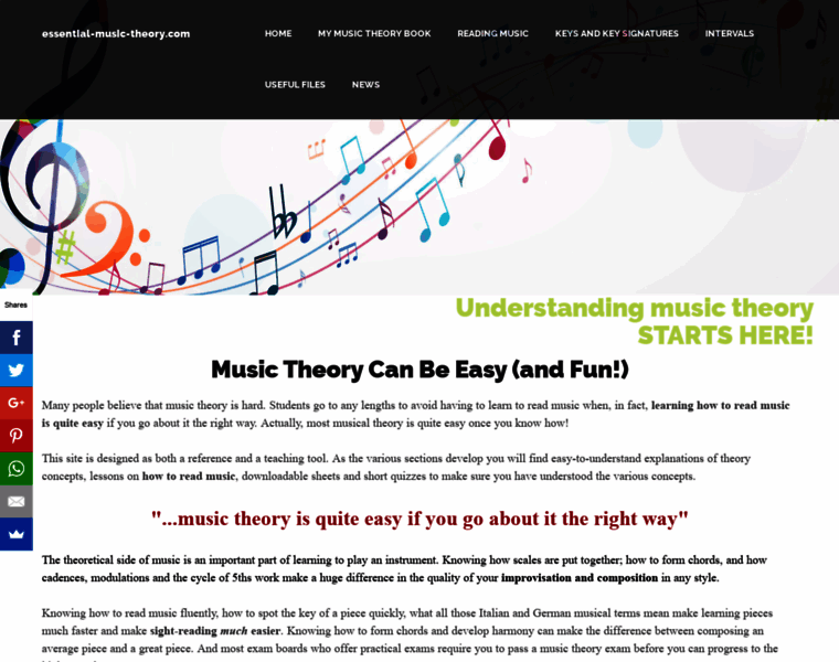 Essential-music-theory.com thumbnail