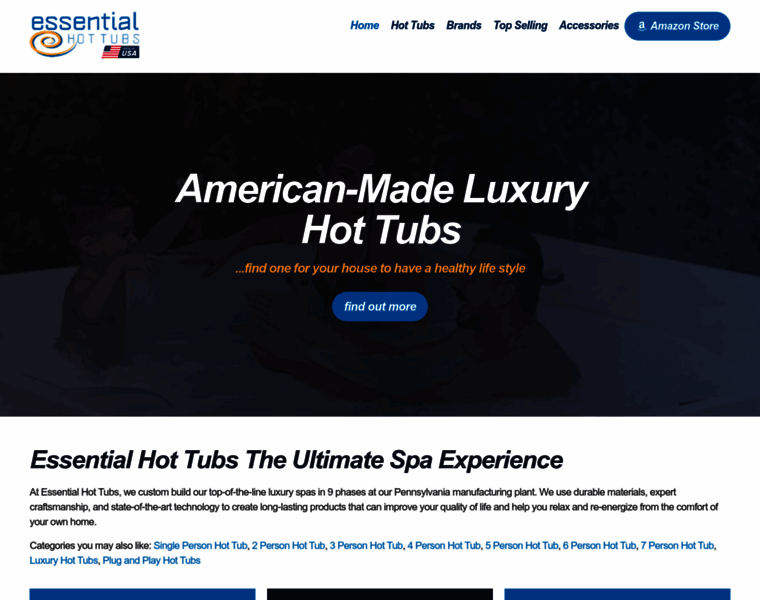 Essentialhottub.com thumbnail