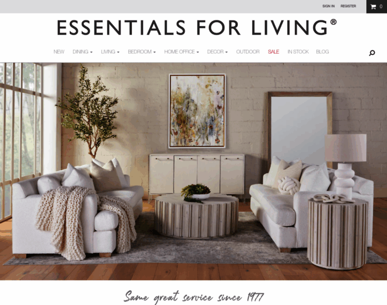 Essentialsforliving.com thumbnail
