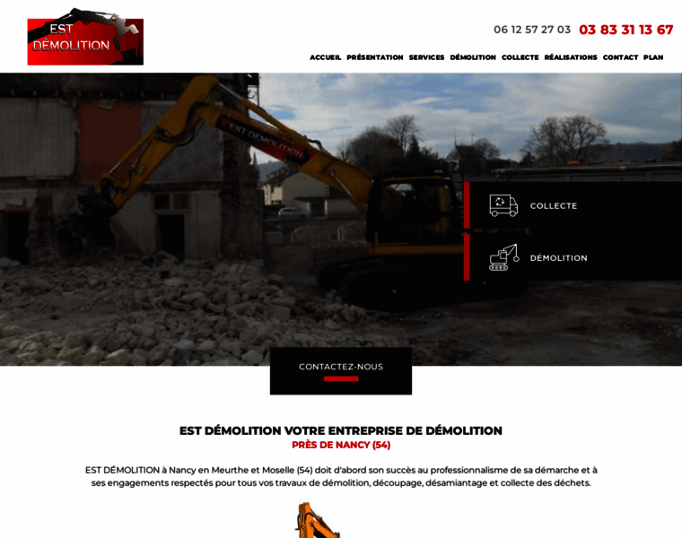 Est-demolition-nancy.com thumbnail