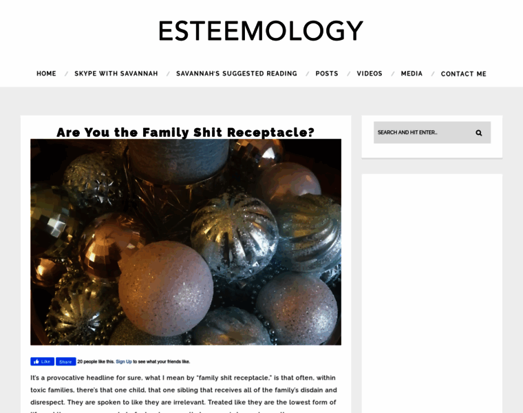 Esteemology.com thumbnail
