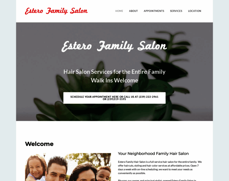 Esterofamilysalon.com thumbnail