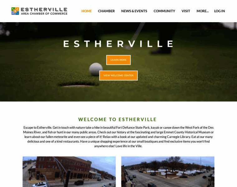 Estherville.org thumbnail