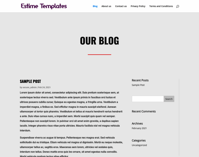 Estimetemplates.com thumbnail Estimetemplates.com thumbnail