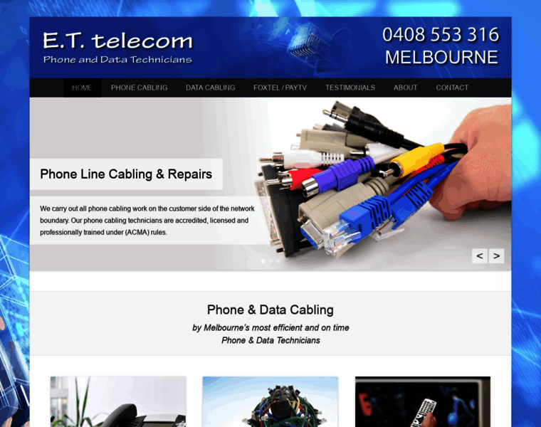 Et-telecom.com.au thumbnail
