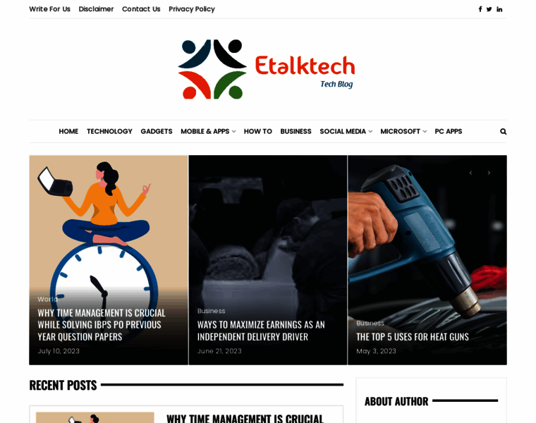 Etalktech.com thumbnail