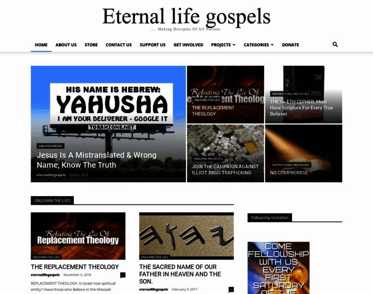 Eternallifegospels.com thumbnail