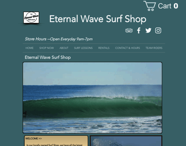 Eternalwavesurfshop.com thumbnail