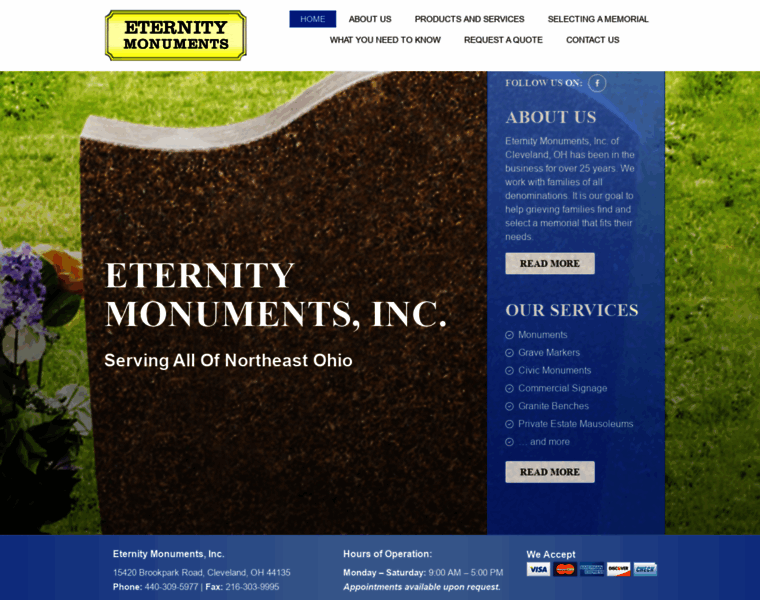 Eternitymonuments.com thumbnail