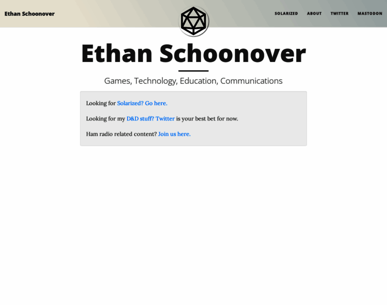 Ethanschoonover.com thumbnail
