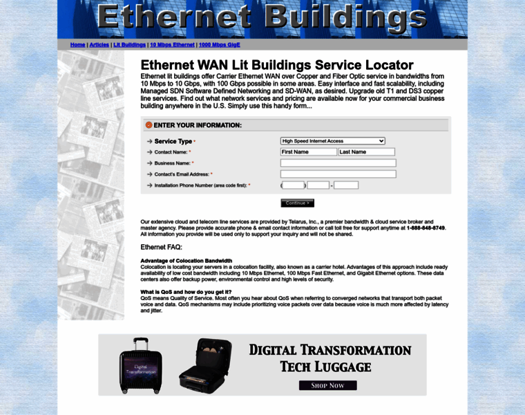 Ethernetbuildings.com thumbnail