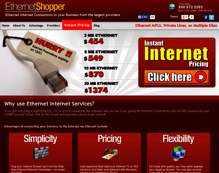 Ethernetshopper.com thumbnail
