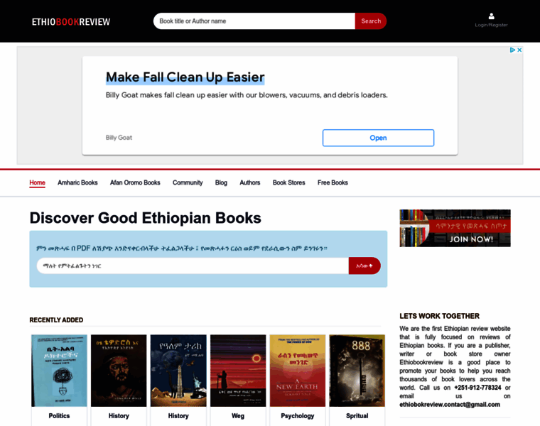 Ethiobookreview.com thumbnail