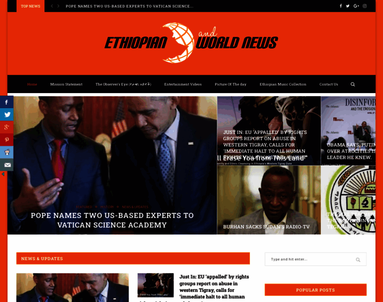 Ethiopianandworldnews.com thumbnail