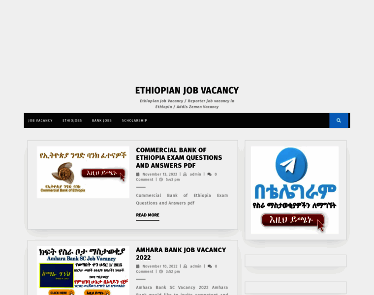 Ethiopianjobvacancy.com thumbnail