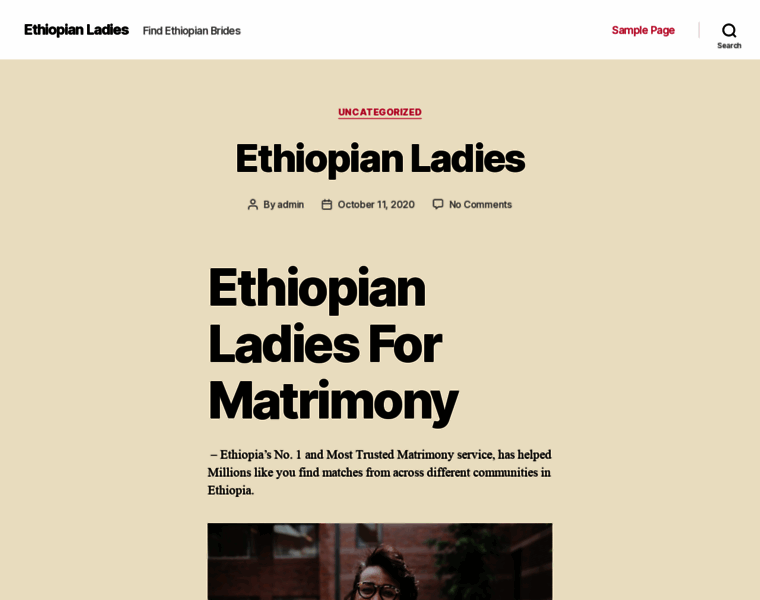 Ethiopianlady.com thumbnail