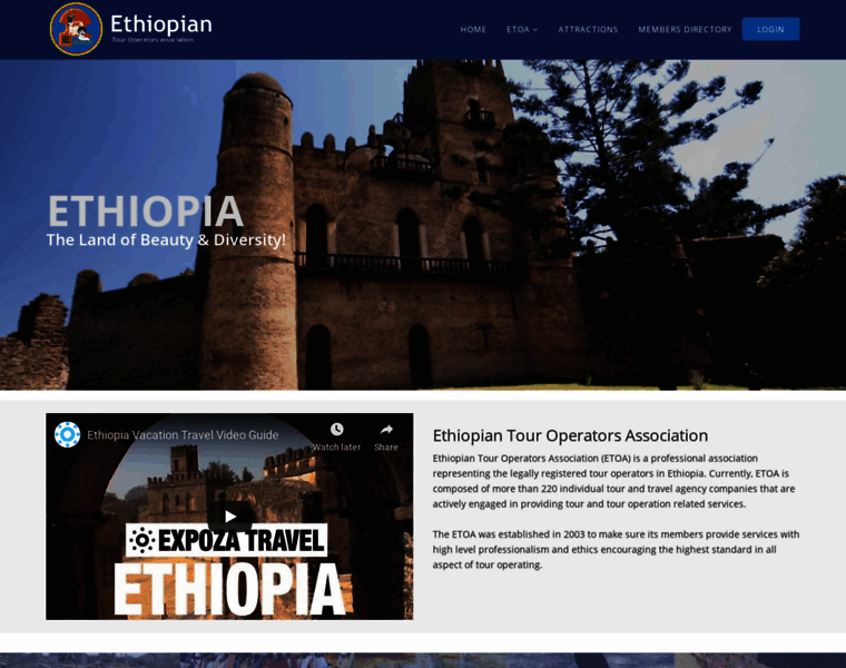 Ethiopiantourassociation.com thumbnail