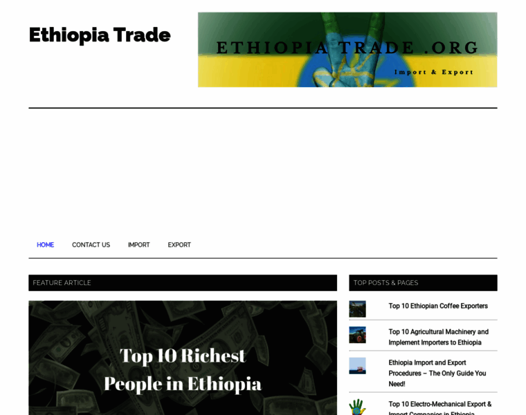 Ethiopiatrade.org thumbnail