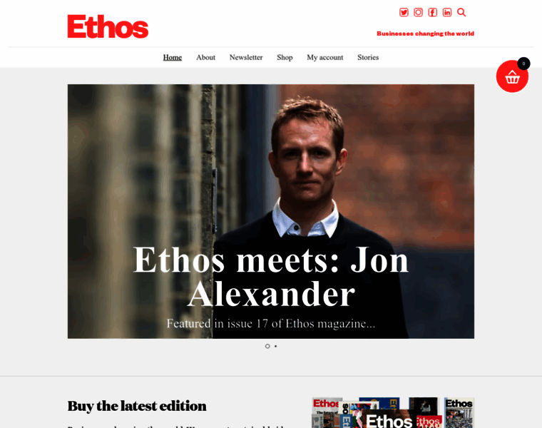 Ethos-magazine.com thumbnail