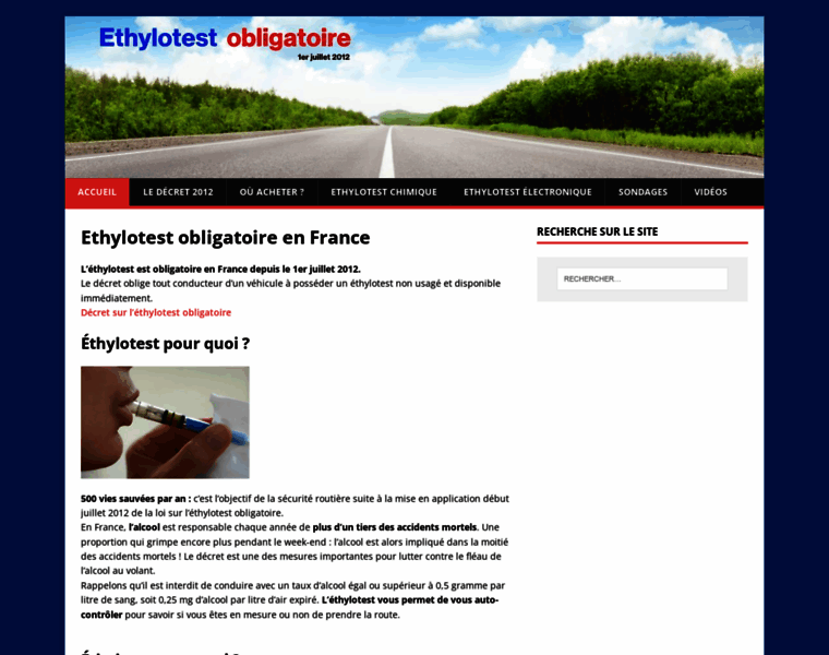 Ethylotest-obligatoire.org thumbnail
