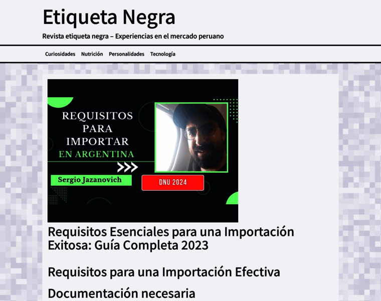 Etiquetanegra.com.pe thumbnail