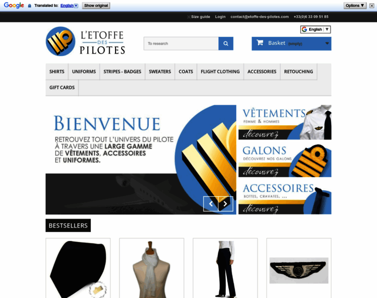 Etoffe-des-pilotes.com thumbnail