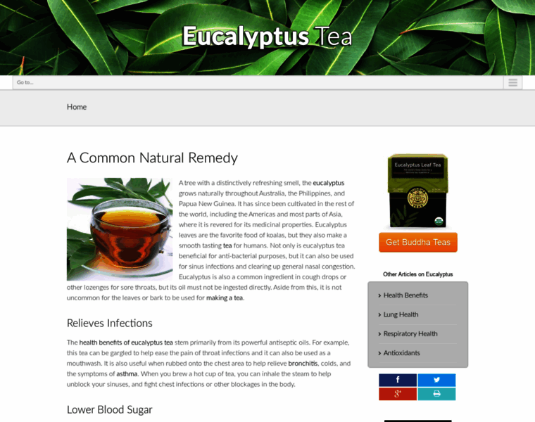 Eucalyptustea.net thumbnail