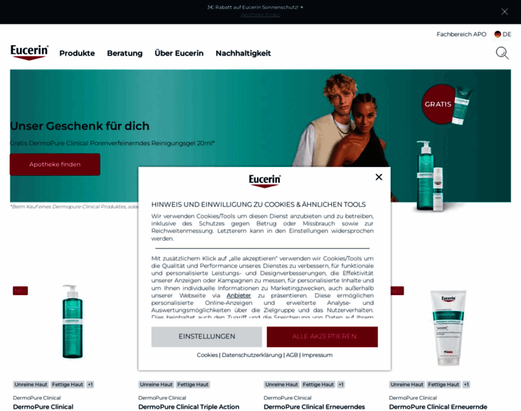 Eucerin.de thumbnail Eucerin.de thumbnail