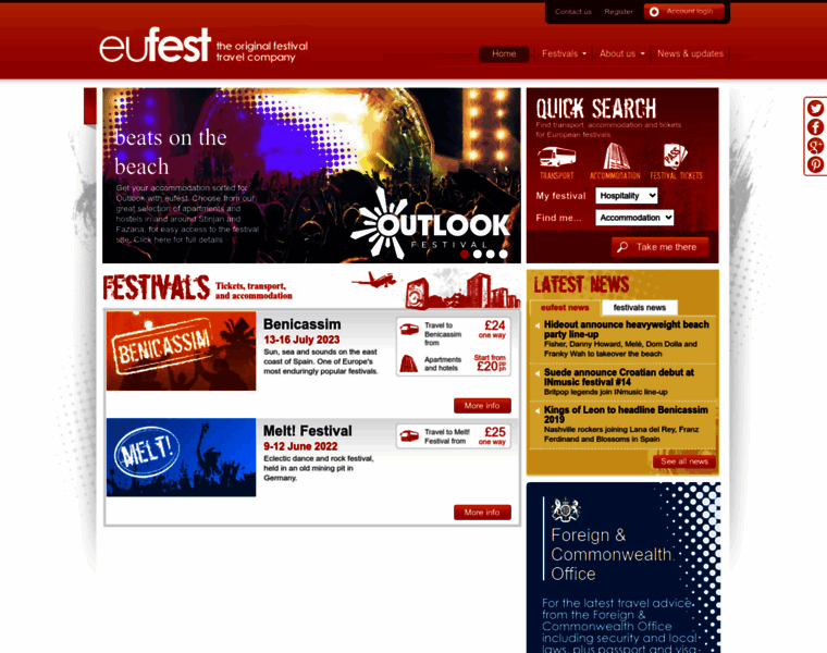 Eufest.com thumbnail