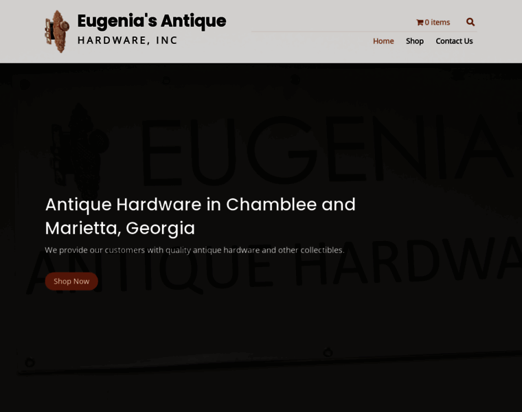 Eugeniaantiquehardware.com thumbnail