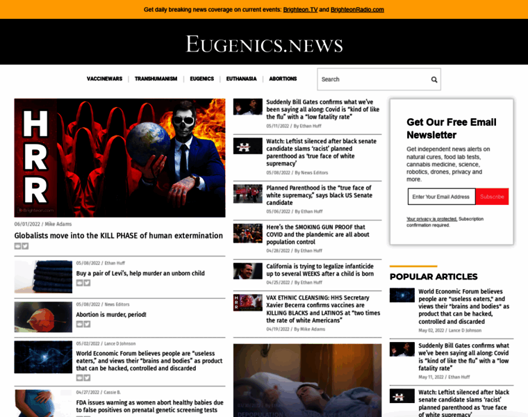 Eugenics.news thumbnail