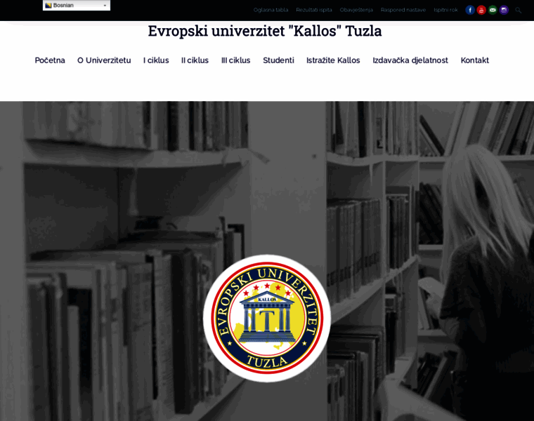 Eukallos.edu.ba thumbnail