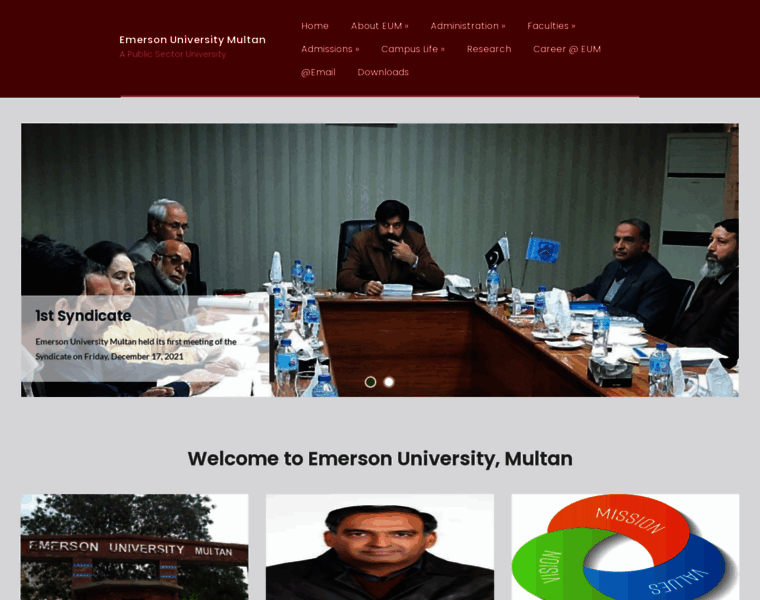 Eum.edu.pk thumbnail