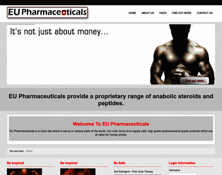 Eupharmaceuticals.com thumbnail