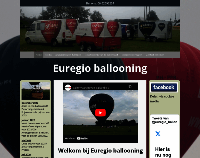 Euregioballooning.nl thumbnail