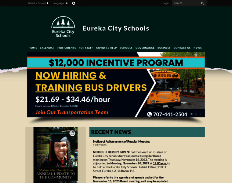 Eurekacityschools.org thumbnail