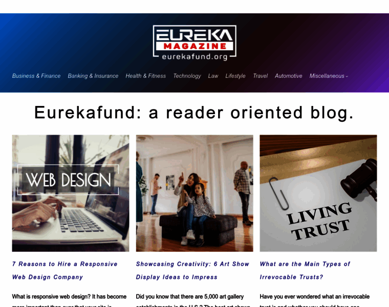 Eurekafund.org thumbnail